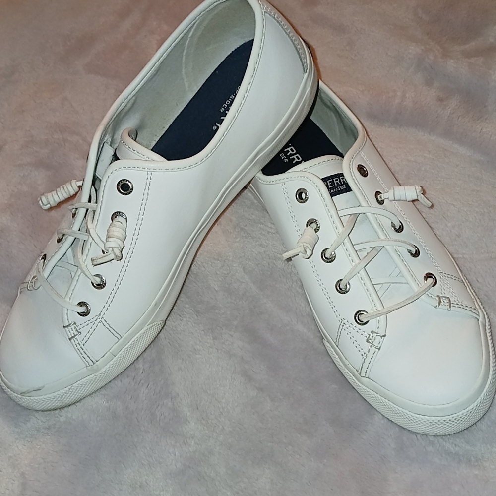 White Leather Sneakers